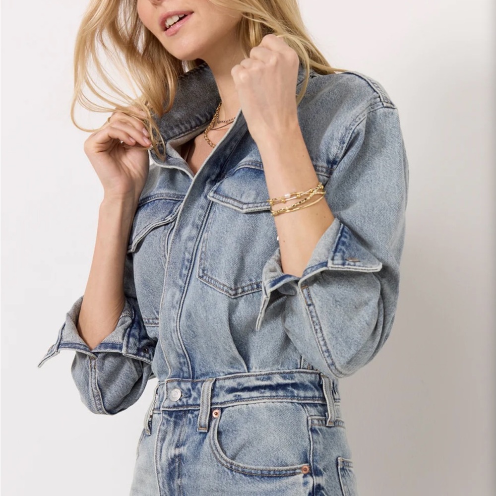 Pistola Chic Blue Denim Dress